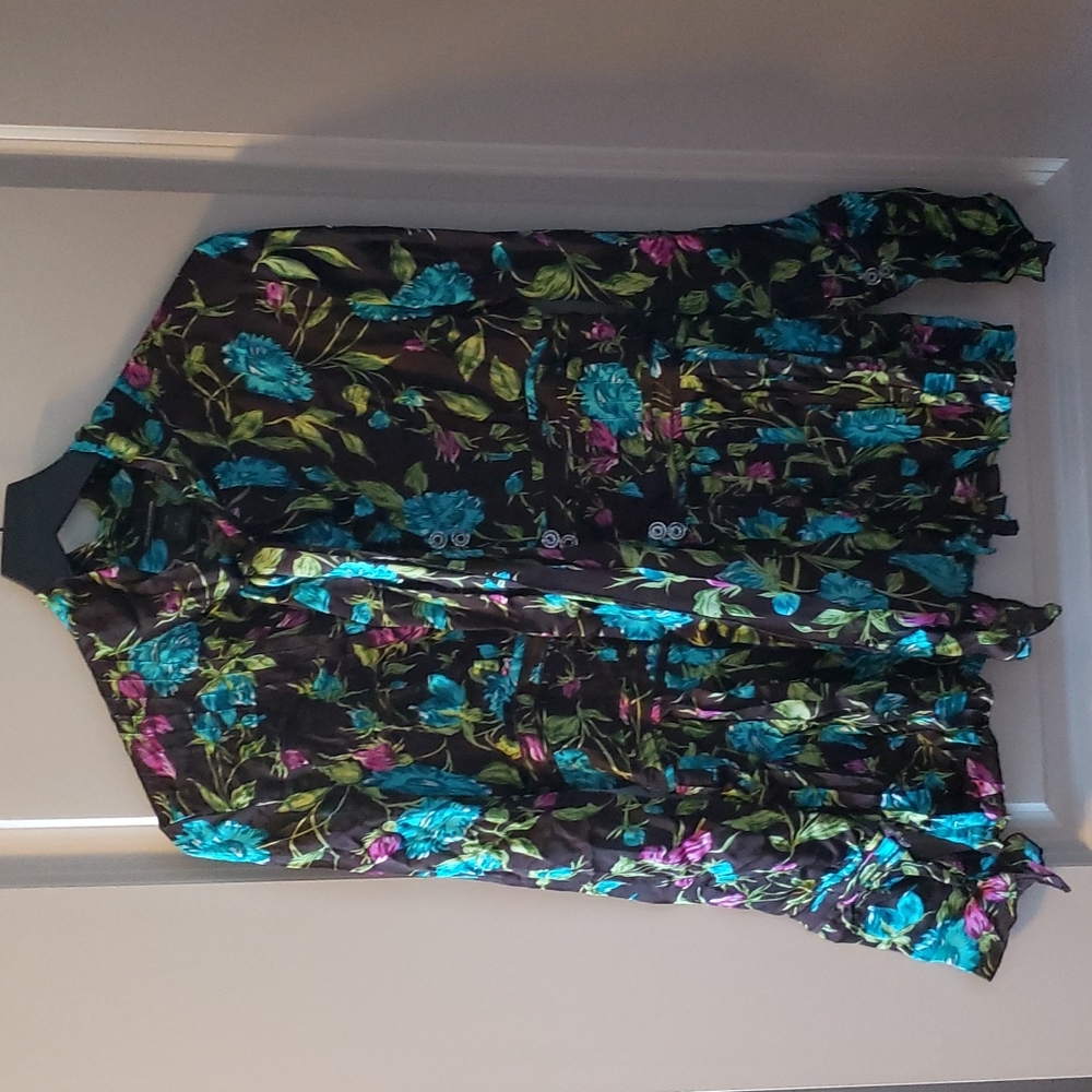 Silk Floral blouse